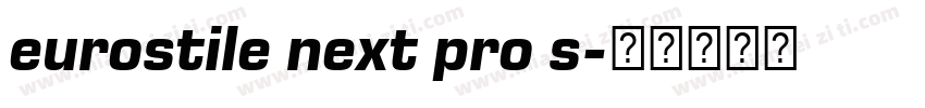 eurostile next pro s字体转换